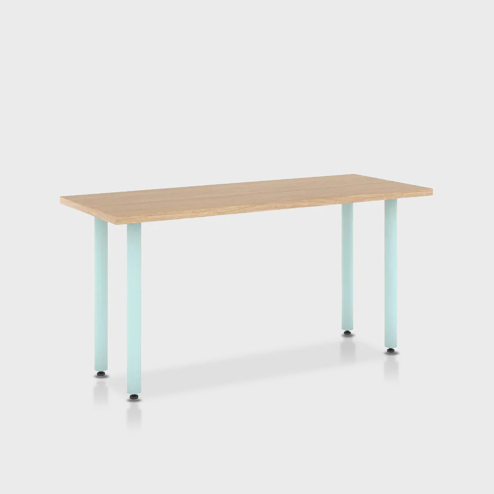 Jive Desk with Post Leg, Color Pop - Image 38