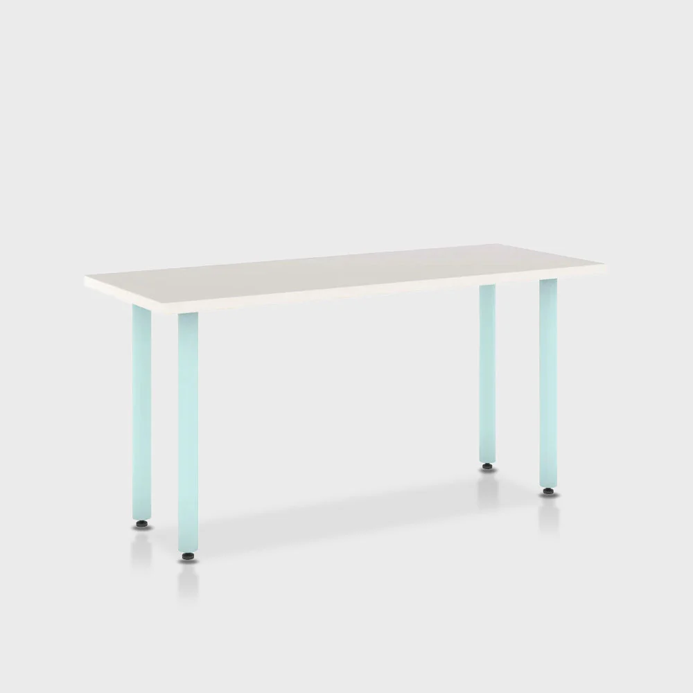 Jive Desk with Post Leg, Color Pop - Image 39