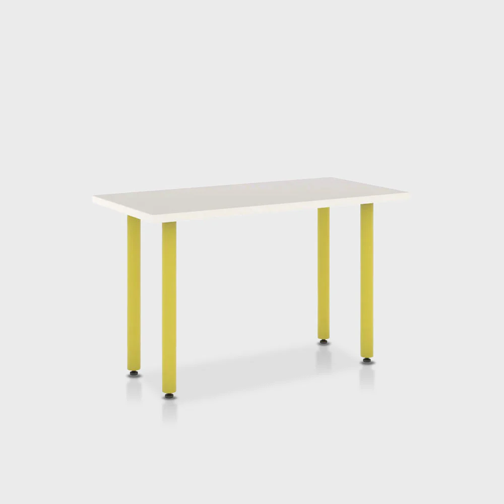 Jive Desk with Post Leg, Color Pop - Image 4