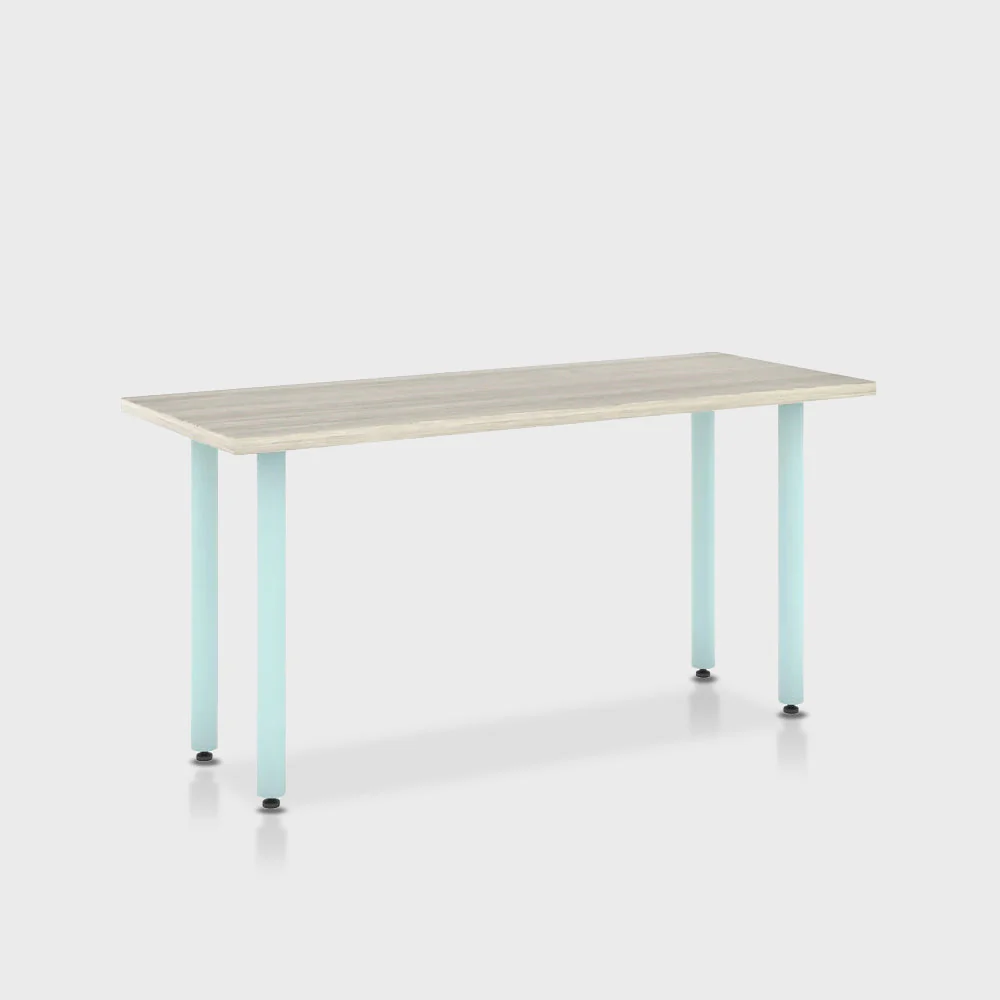 Jive Desk with Post Leg, Color Pop - Image 41