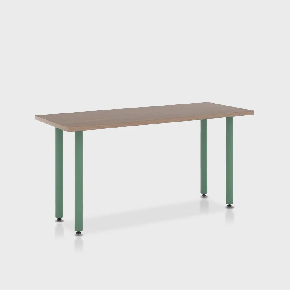 Jive Desk with Post Leg, Color Pop - Image 43
