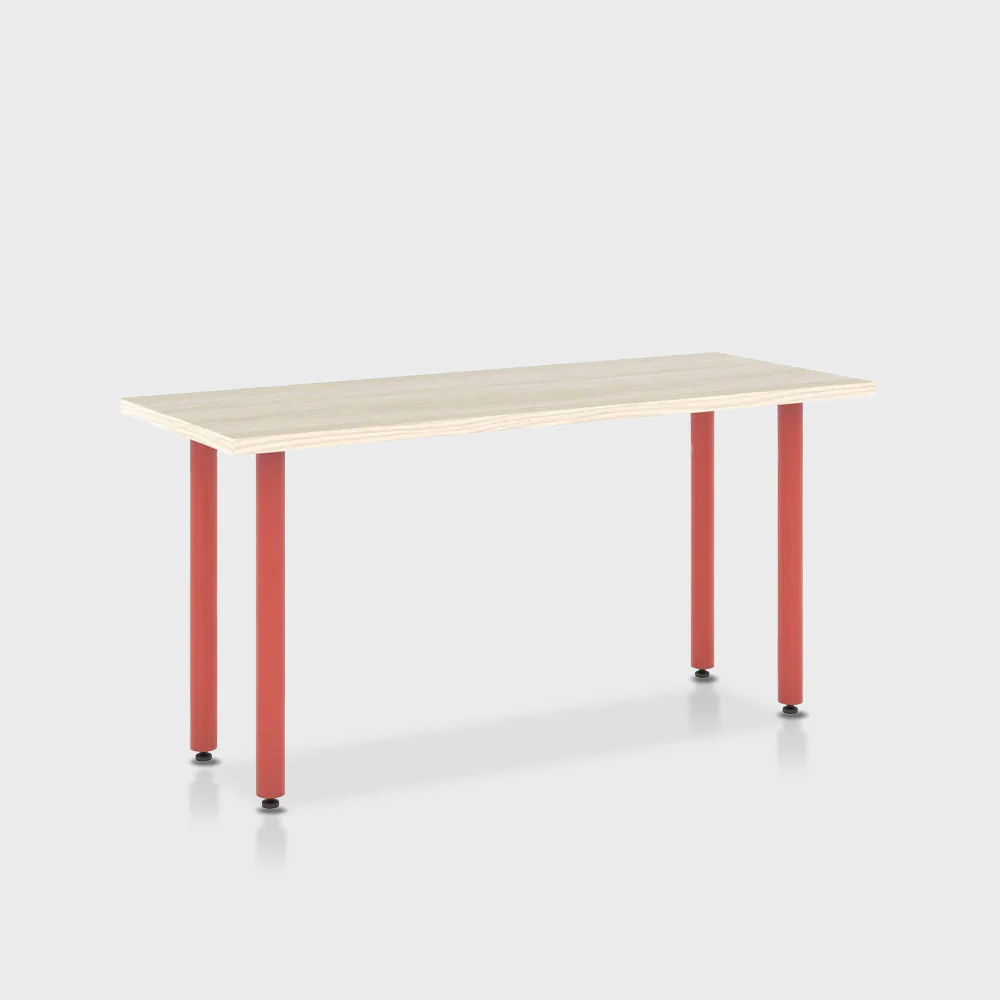 Jive Desk with Post Leg, Color Pop - Image 47