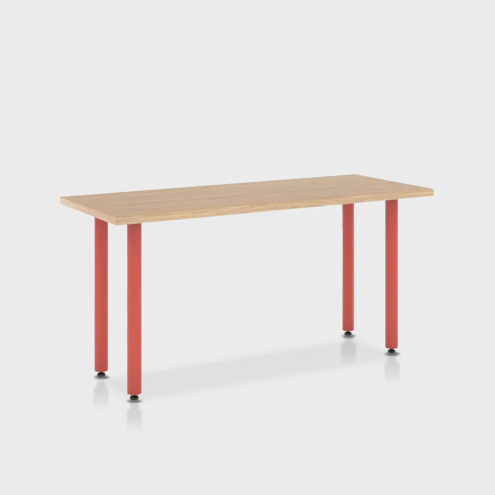 Jive Desk with Post Leg, Color Pop - Image 48