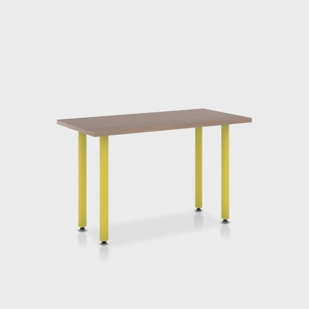 Jive Desk with Post Leg, Color Pop - Image 5
