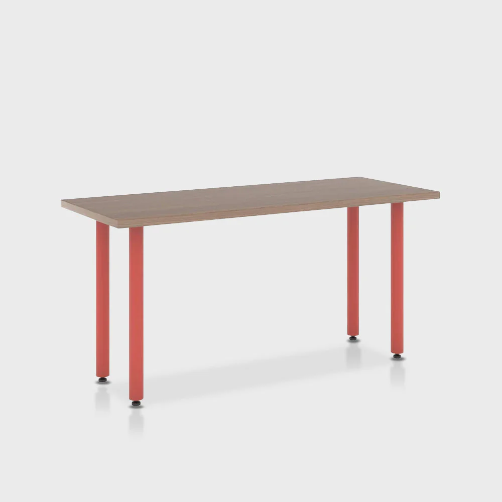 Jive Desk with Post Leg, Color Pop - Image 50