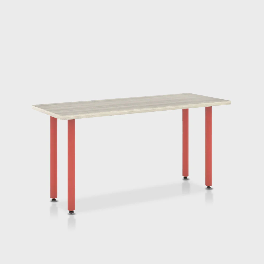 Jive Desk with Post Leg, Color Pop - Image 51