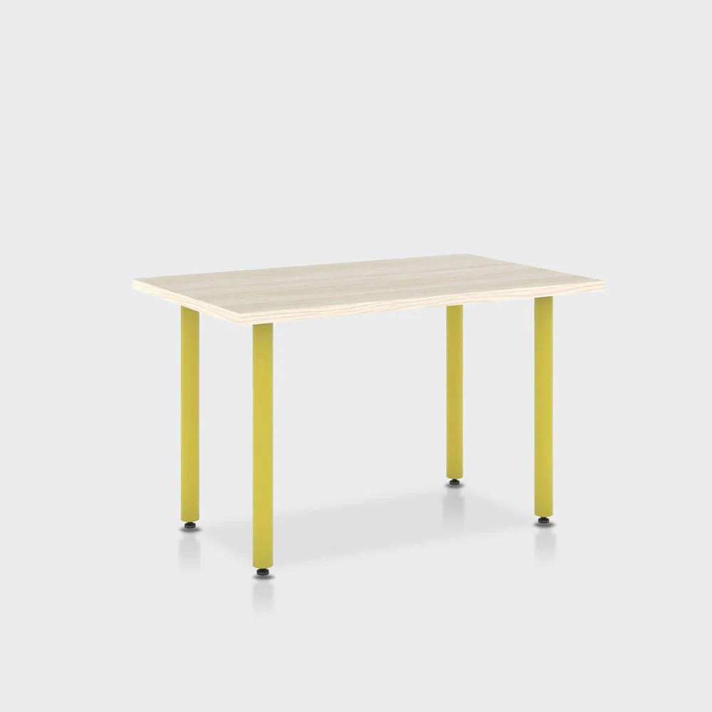 Jive Desk with Post Leg, Color Pop - Image 52