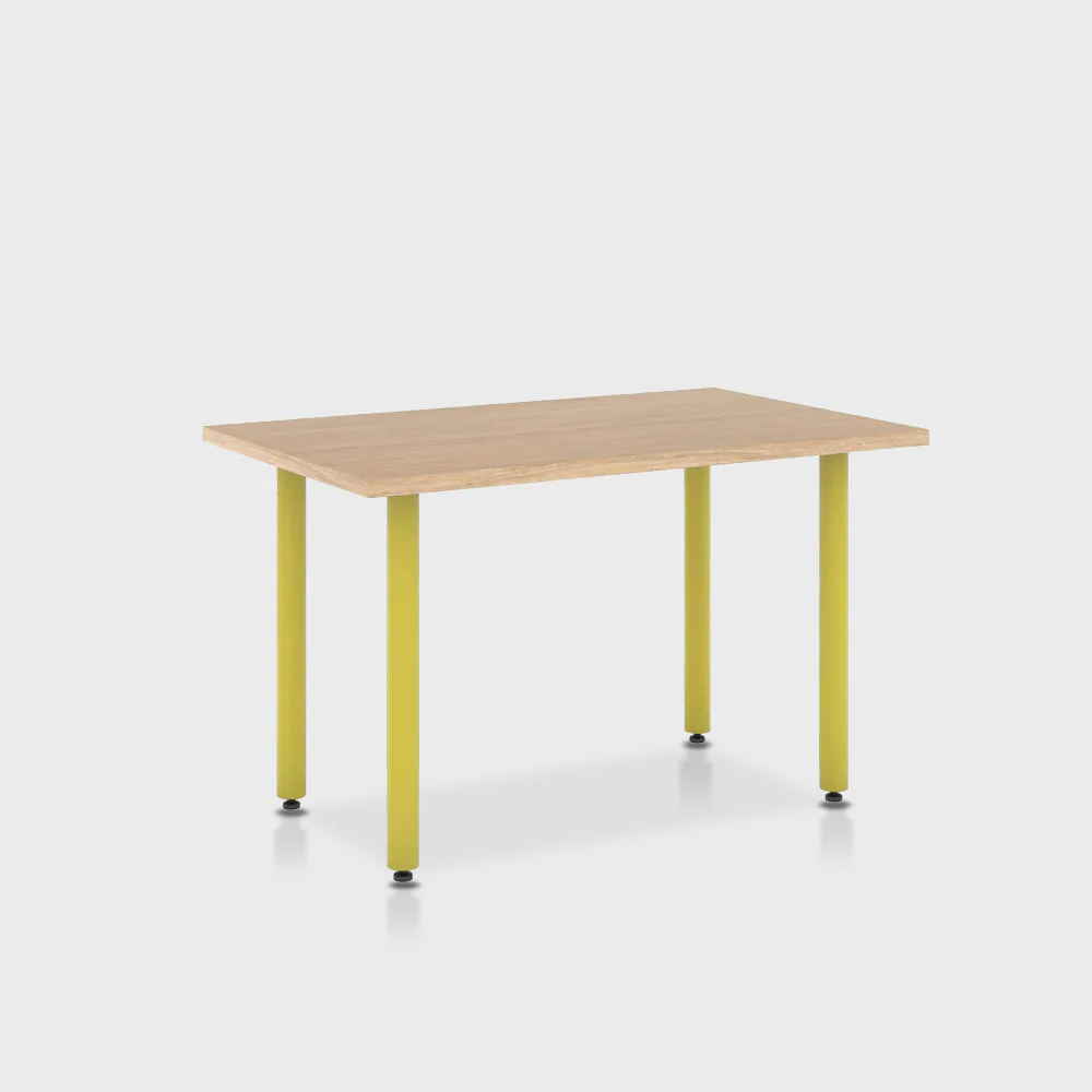 Jive Desk with Post Leg, Color Pop - Image 53