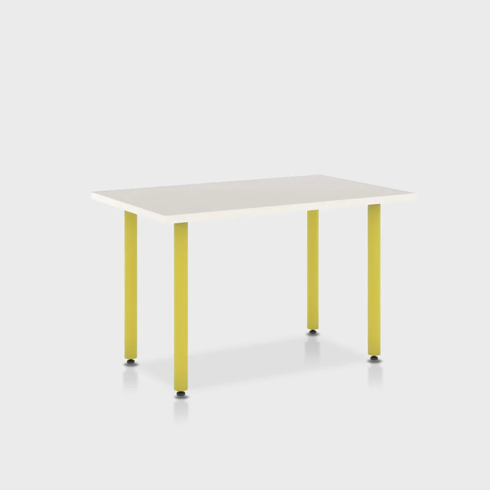 Jive Desk with Post Leg, Color Pop - Image 54