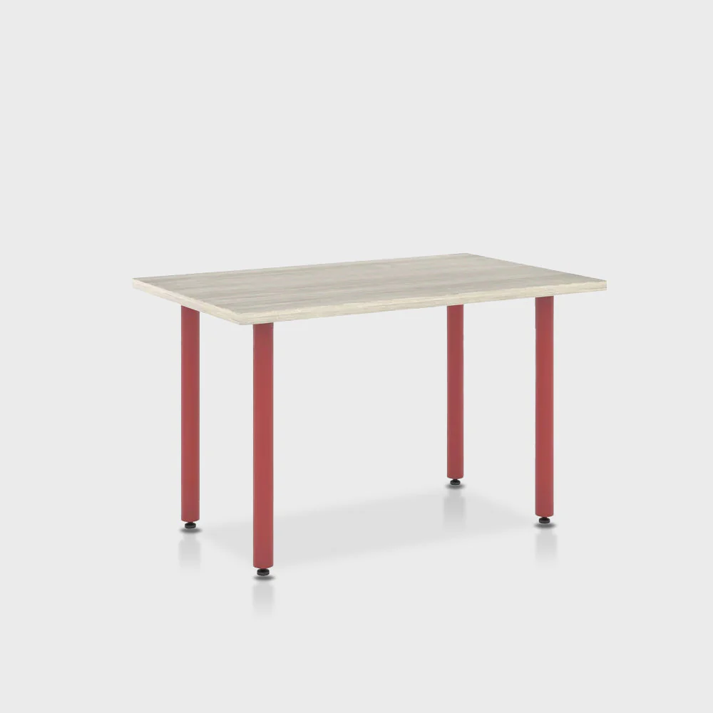 Jive Desk with Post Leg, Color Pop - Image 57