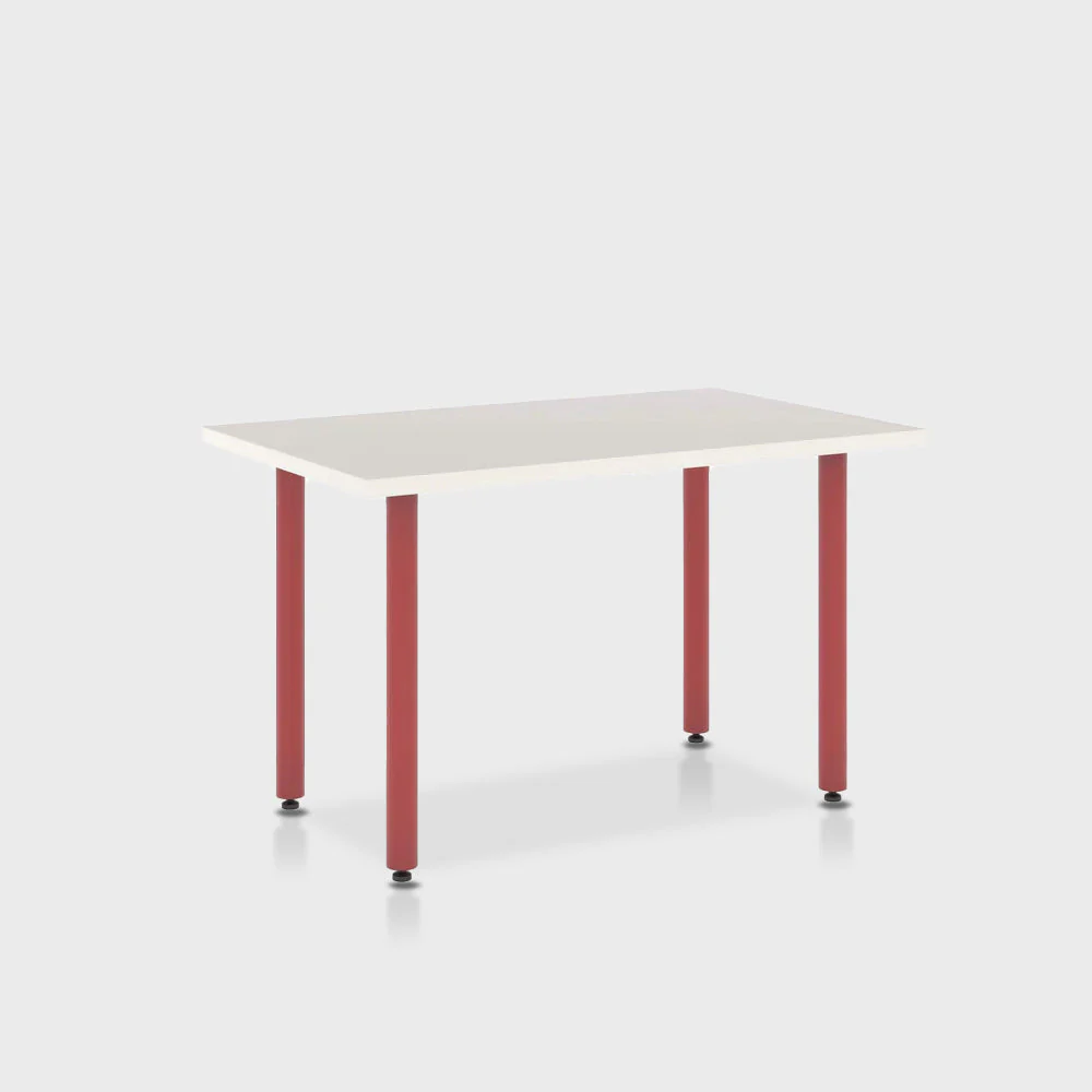 Jive Desk with Post Leg, Color Pop - Image 59