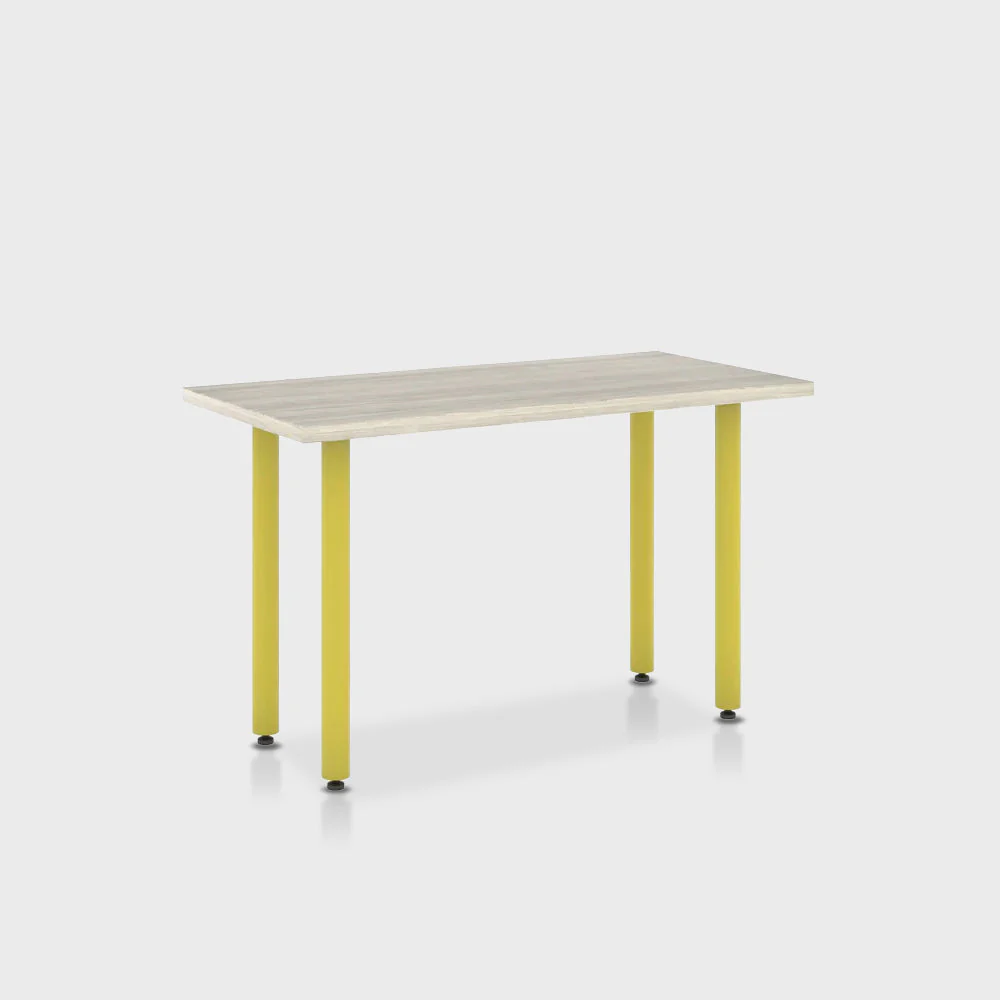 Jive Desk with Post Leg, Color Pop - Image 6