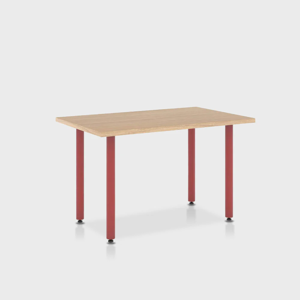 Jive Desk with Post Leg, Color Pop - Image 60