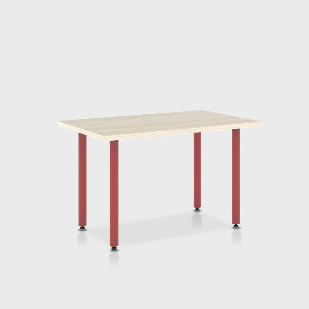 Jive Desk with Post Leg, Color Pop - Image 61