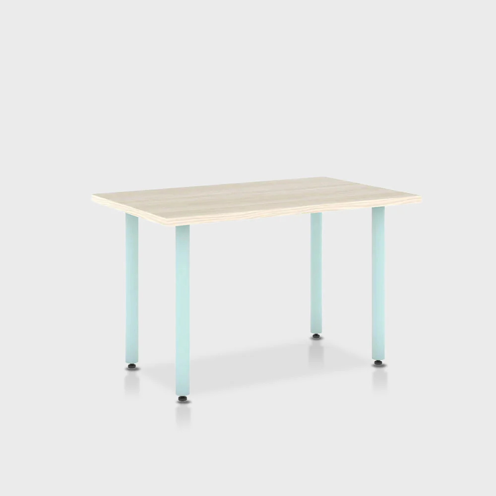 Jive Desk with Post Leg, Color Pop - Image 62