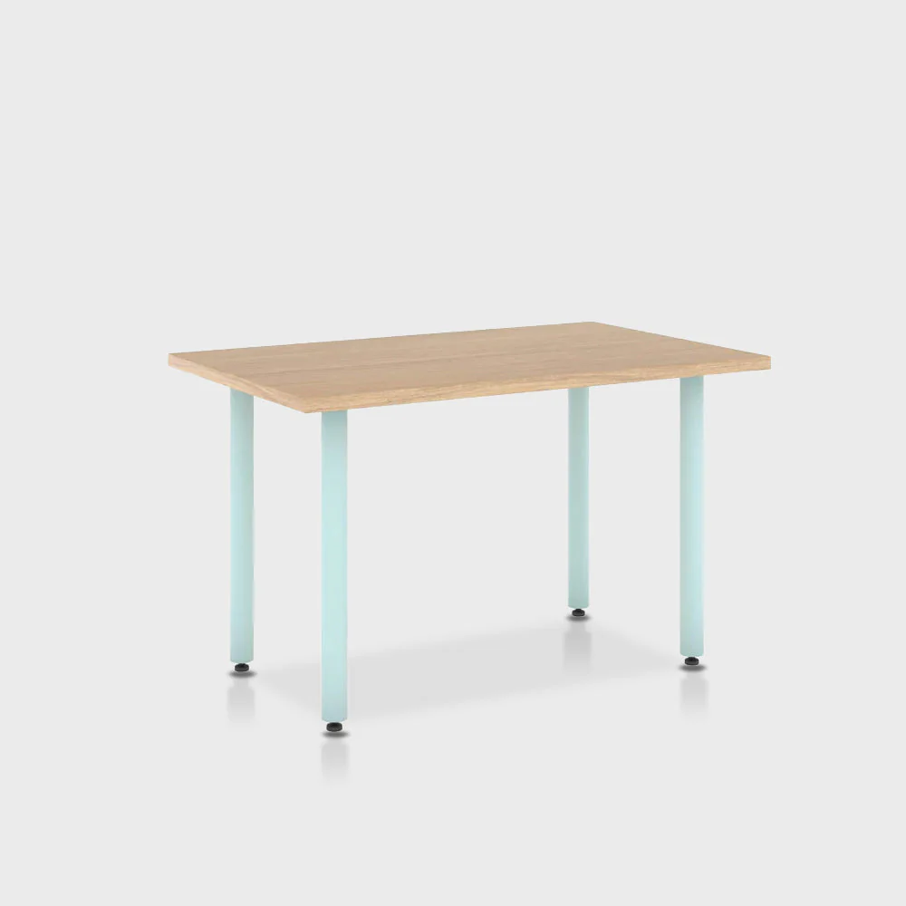 Jive Desk with Post Leg, Color Pop - Image 63