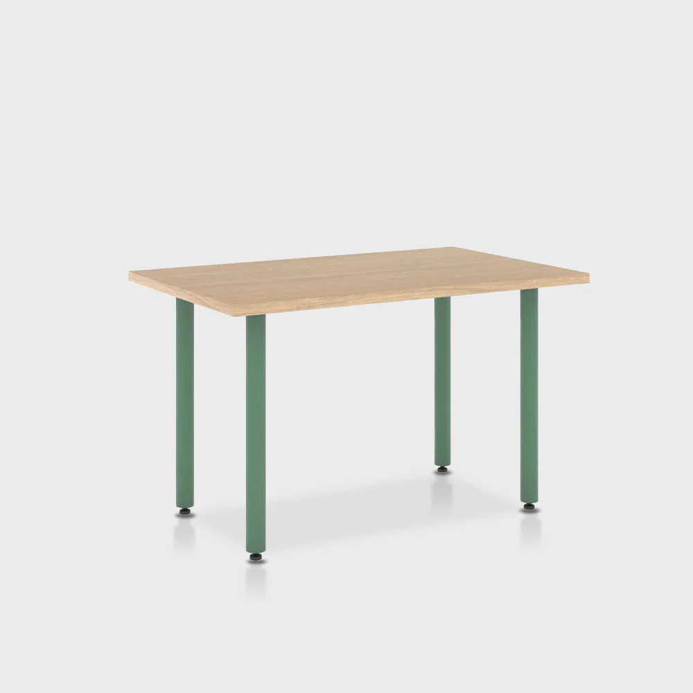 Jive Desk with Post Leg, Color Pop - Image 68