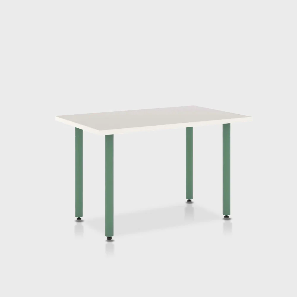 Jive Desk with Post Leg, Color Pop - Image 69