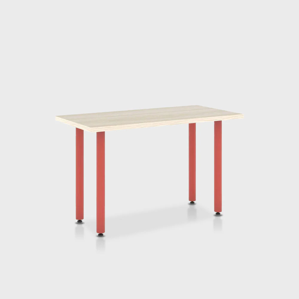 Jive Desk with Post Leg, Color Pop - Image 7