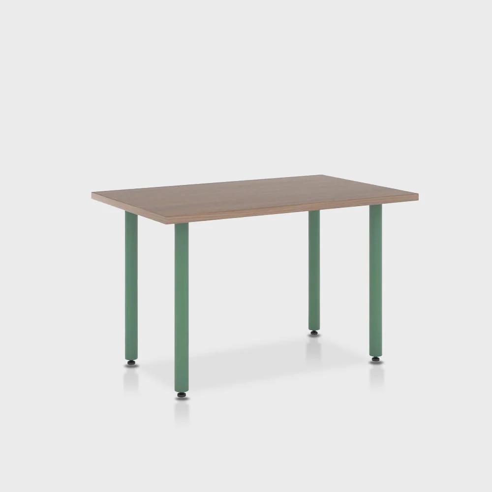Jive Desk with Post Leg, Color Pop - Image 70