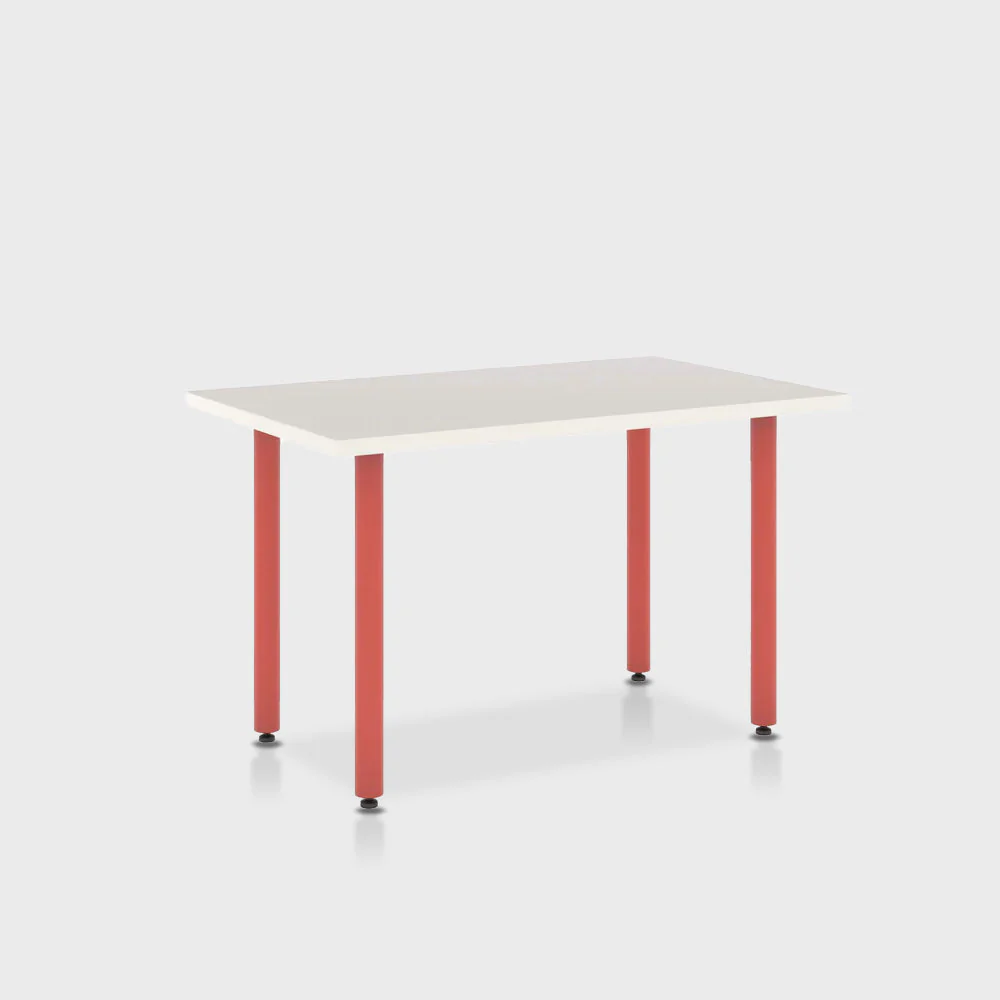 Jive Desk with Post Leg, Color Pop - Image 74