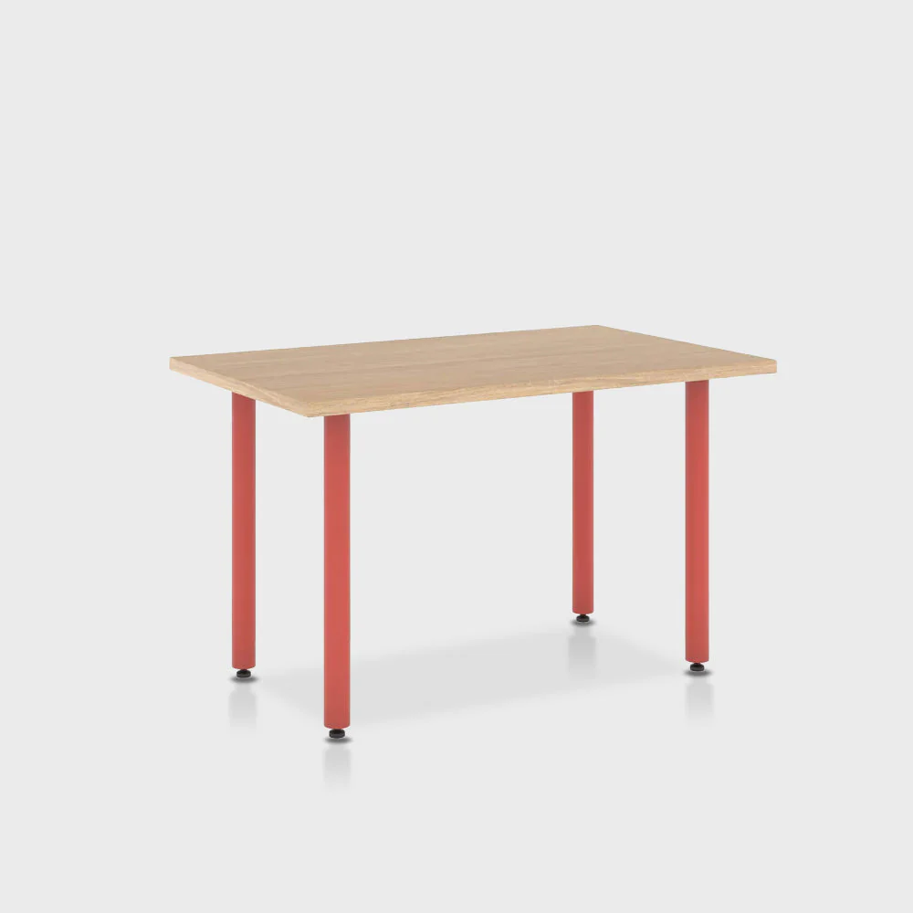 Jive Desk with Post Leg, Color Pop - Image 75