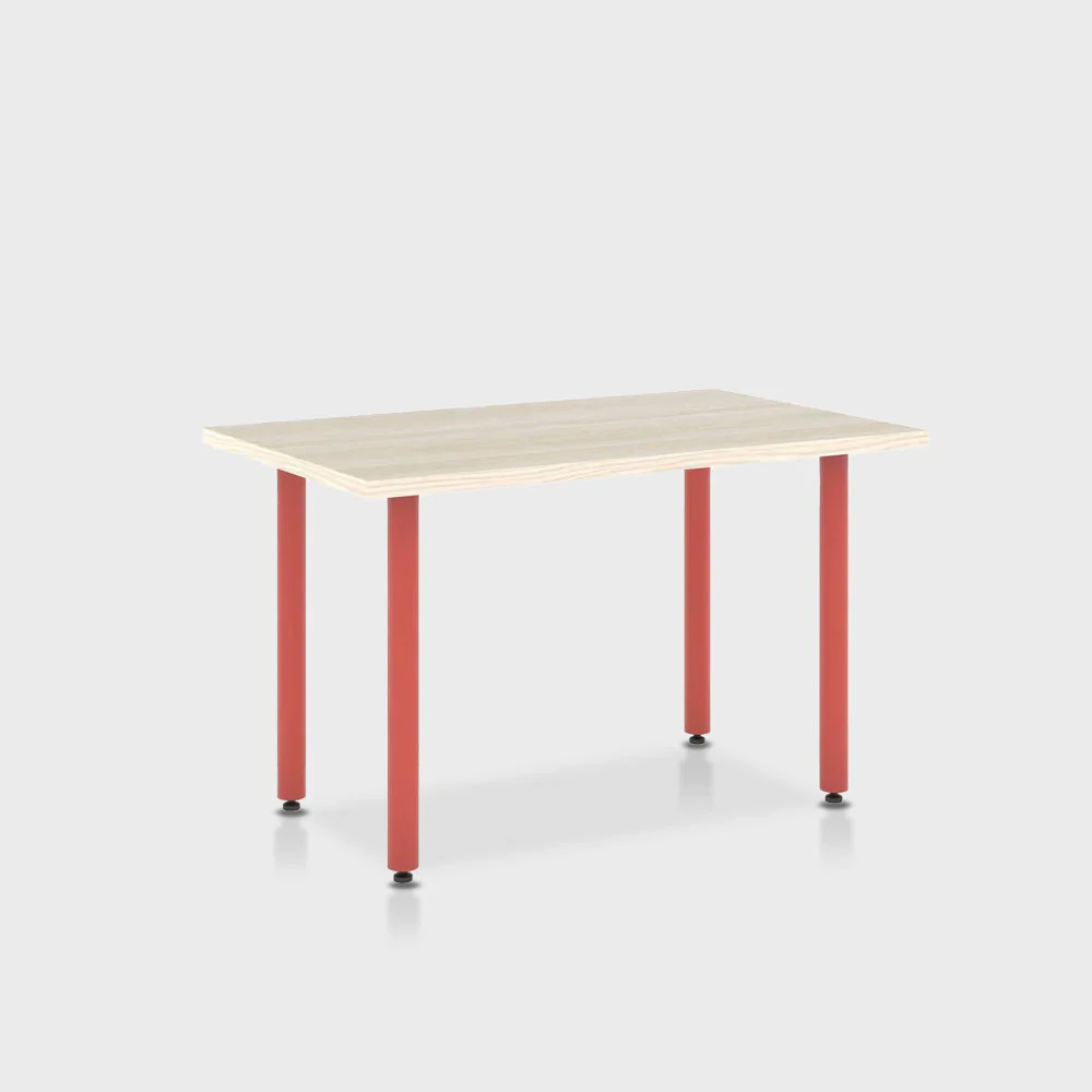 Jive Desk with Post Leg, Color Pop - Image 76