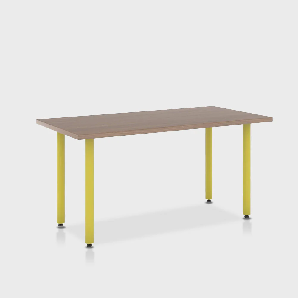 Jive Desk with Post Leg, Color Pop - Image 80