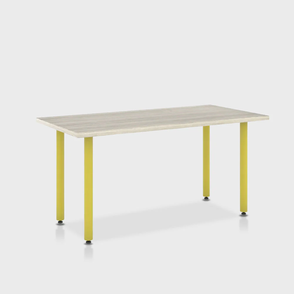 Jive Desk with Post Leg, Color Pop - Image 81