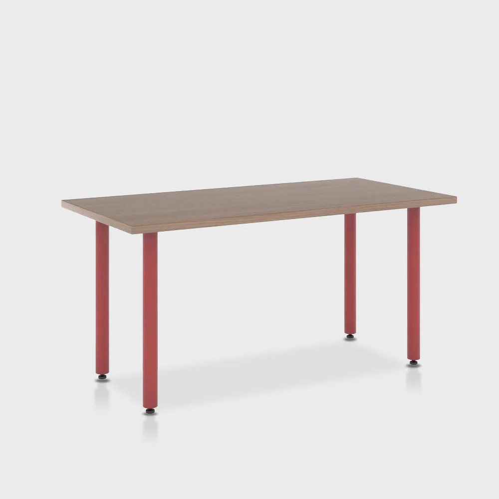 Jive Desk with Post Leg, Color Pop - Image 83