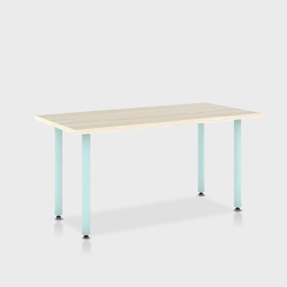 Jive Desk with Post Leg, Color Pop - Image 87