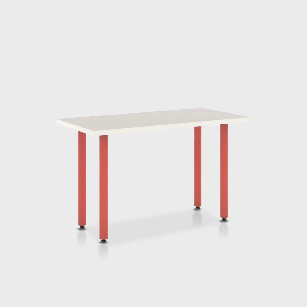 Jive Desk with Post Leg, Color Pop - Image 9