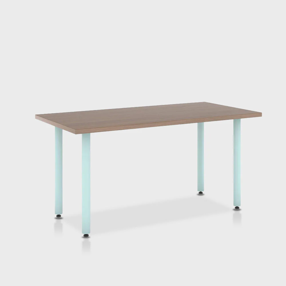 Jive Desk with Post Leg, Color Pop - Image 90
