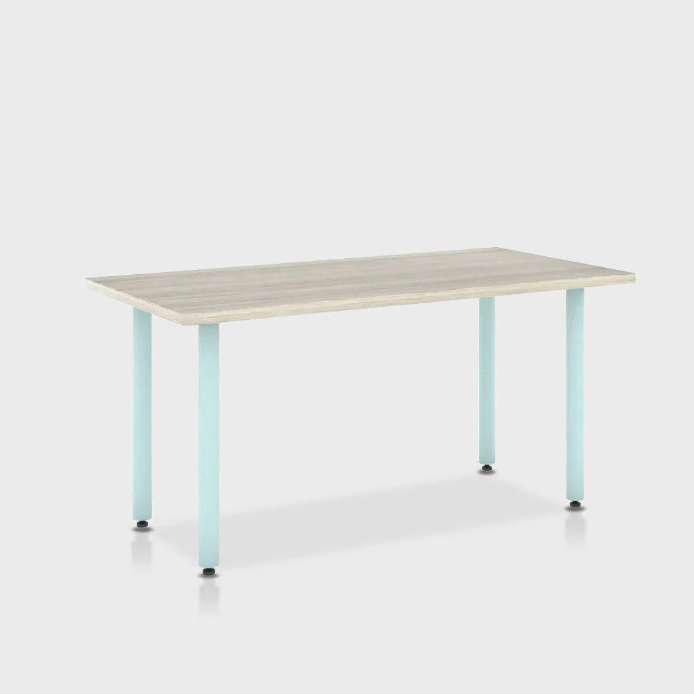 Jive Desk with Post Leg, Color Pop - Image 91