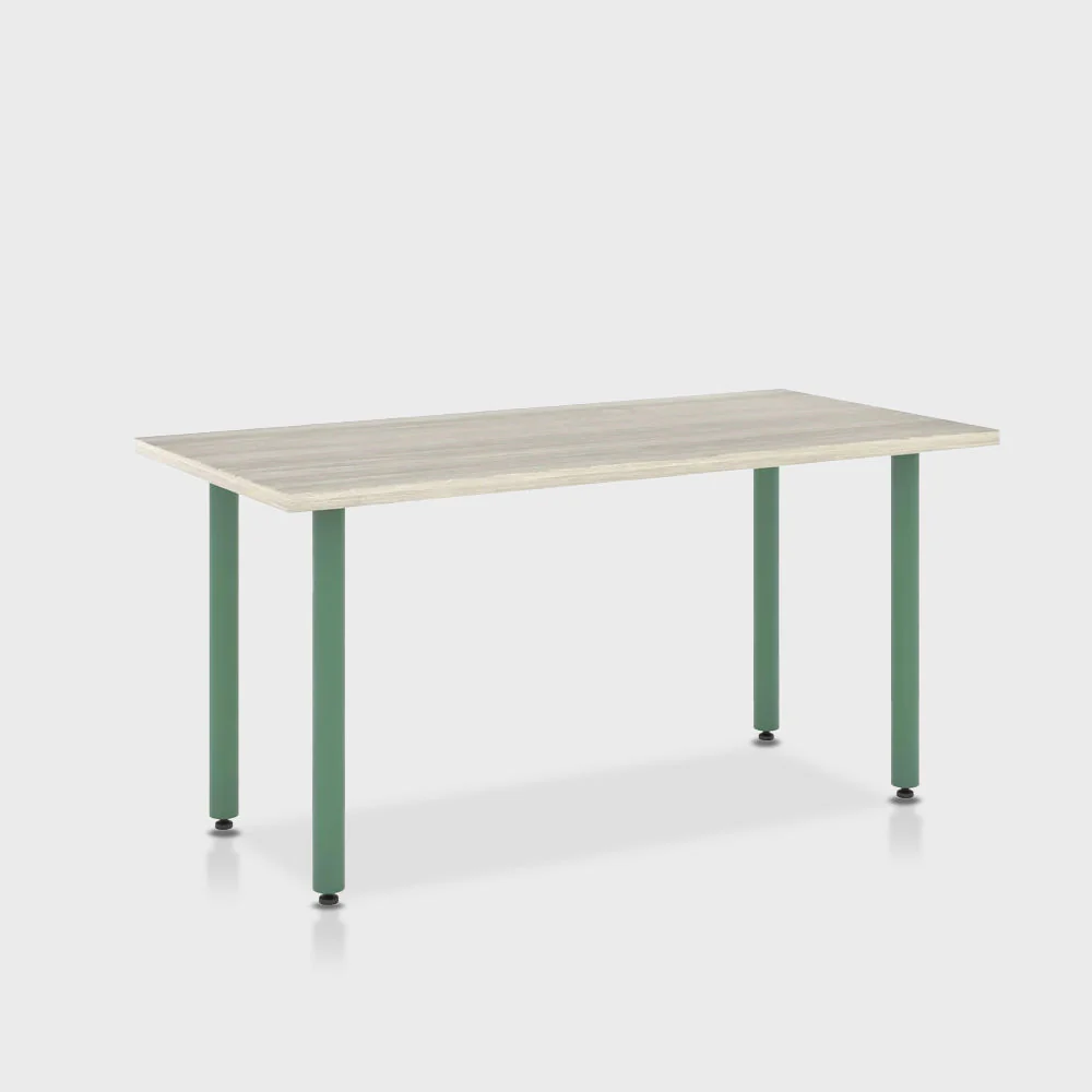 Jive Desk with Post Leg, Color Pop - Image 92