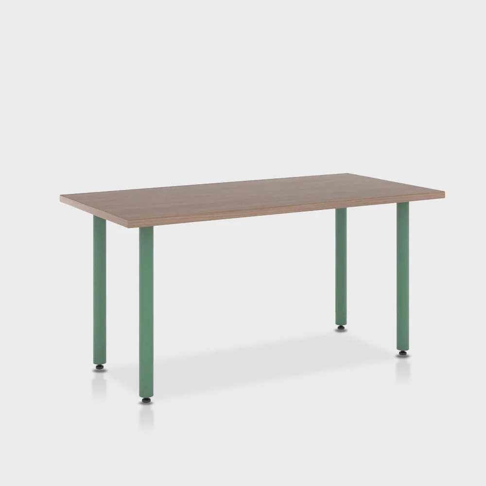 Jive Desk with Post Leg, Color Pop - Image 93