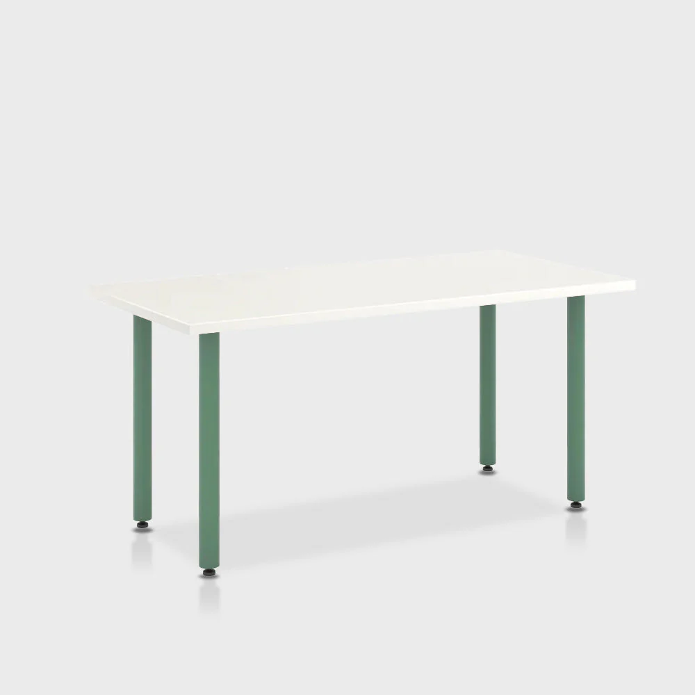 Jive Desk with Post Leg, Color Pop - Image 94