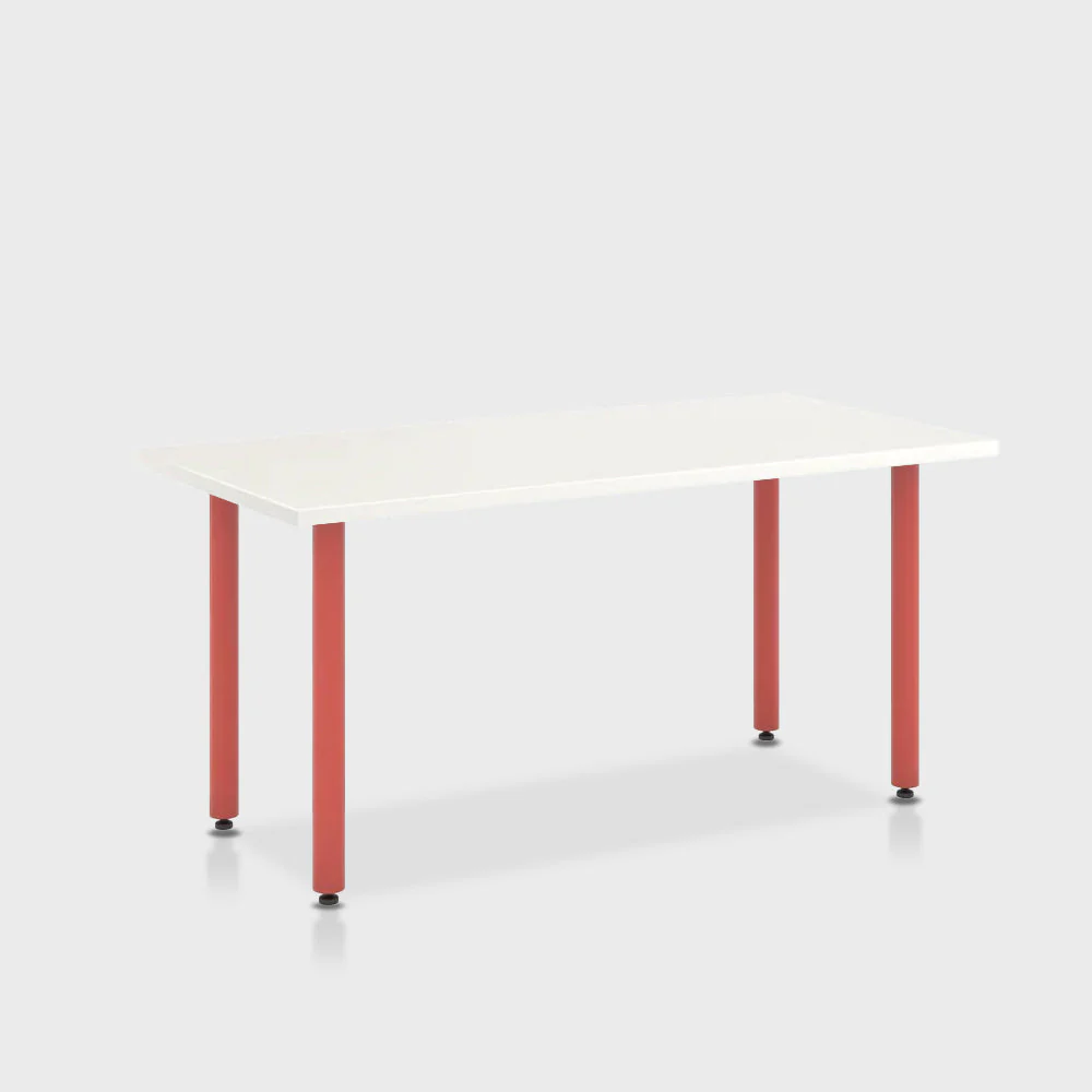 Jive Desk with Post Leg, Color Pop - Image 99