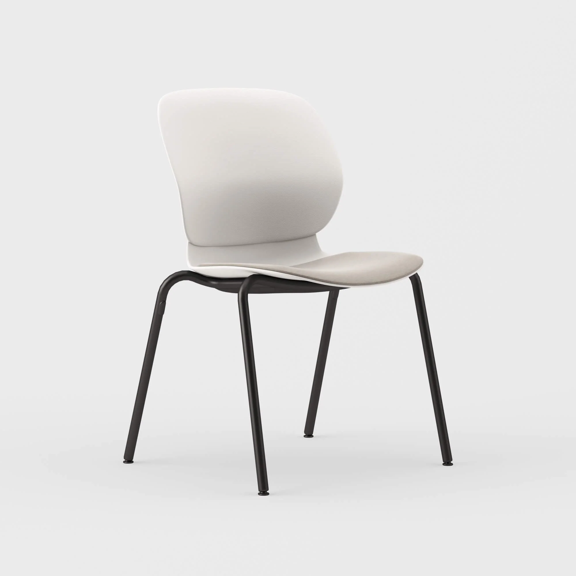 Maari Chair 4-Leg Base with Upholstered Seat - Image 4