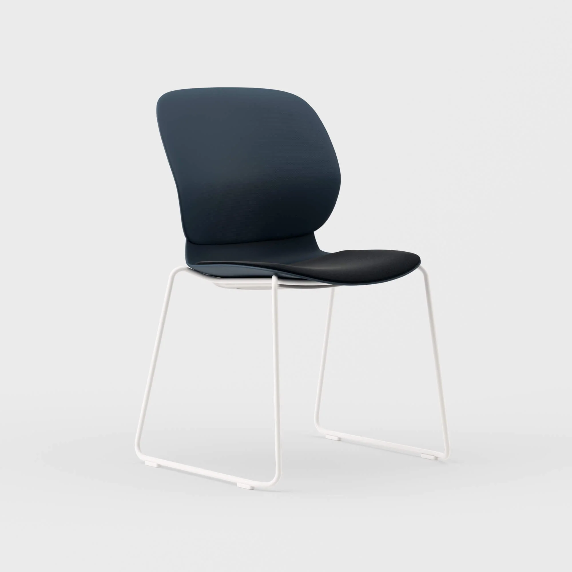 Maari Chair Sled Base with Upholstered Seat - Image 13