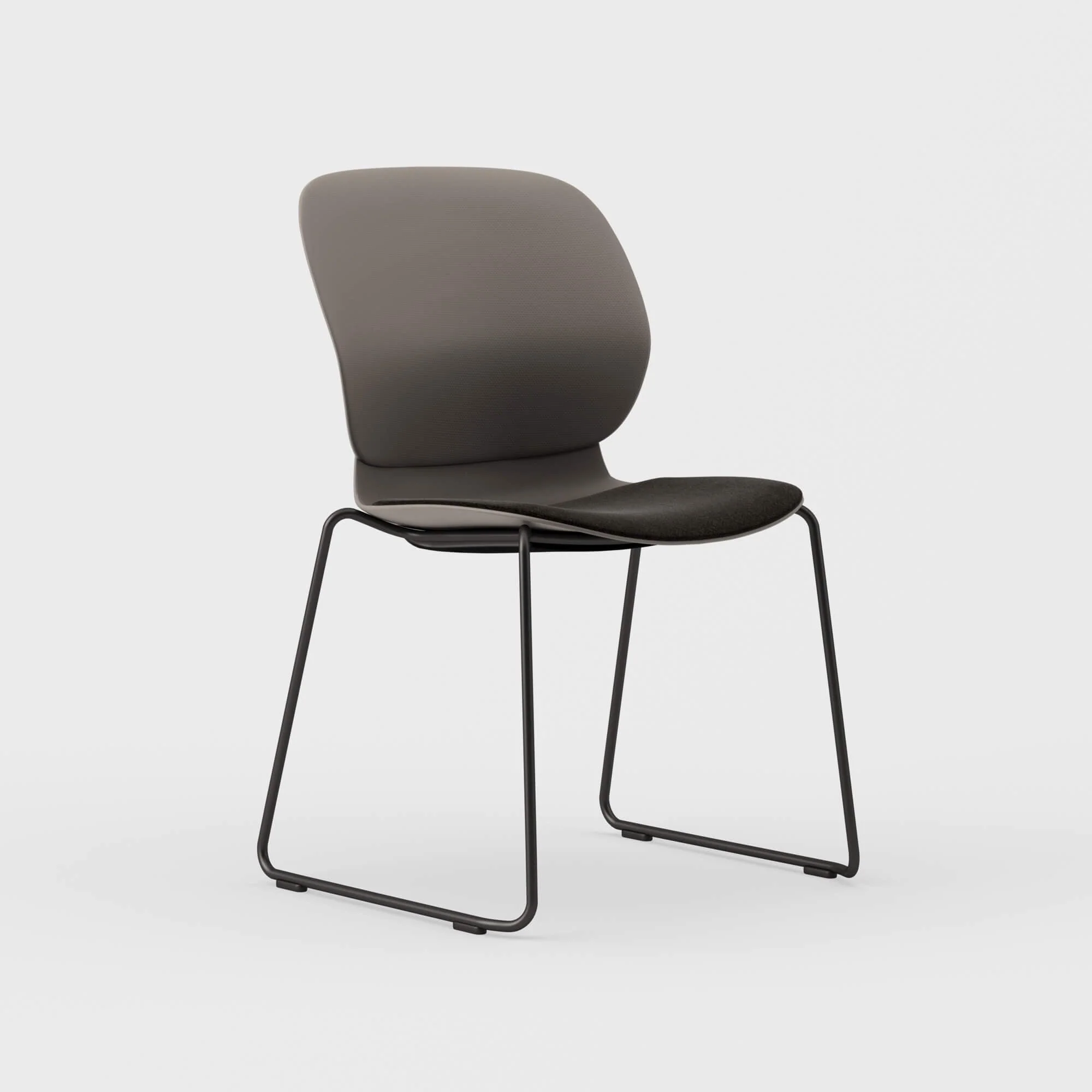 Maari Chair Sled Base with Upholstered Seat - Image 16