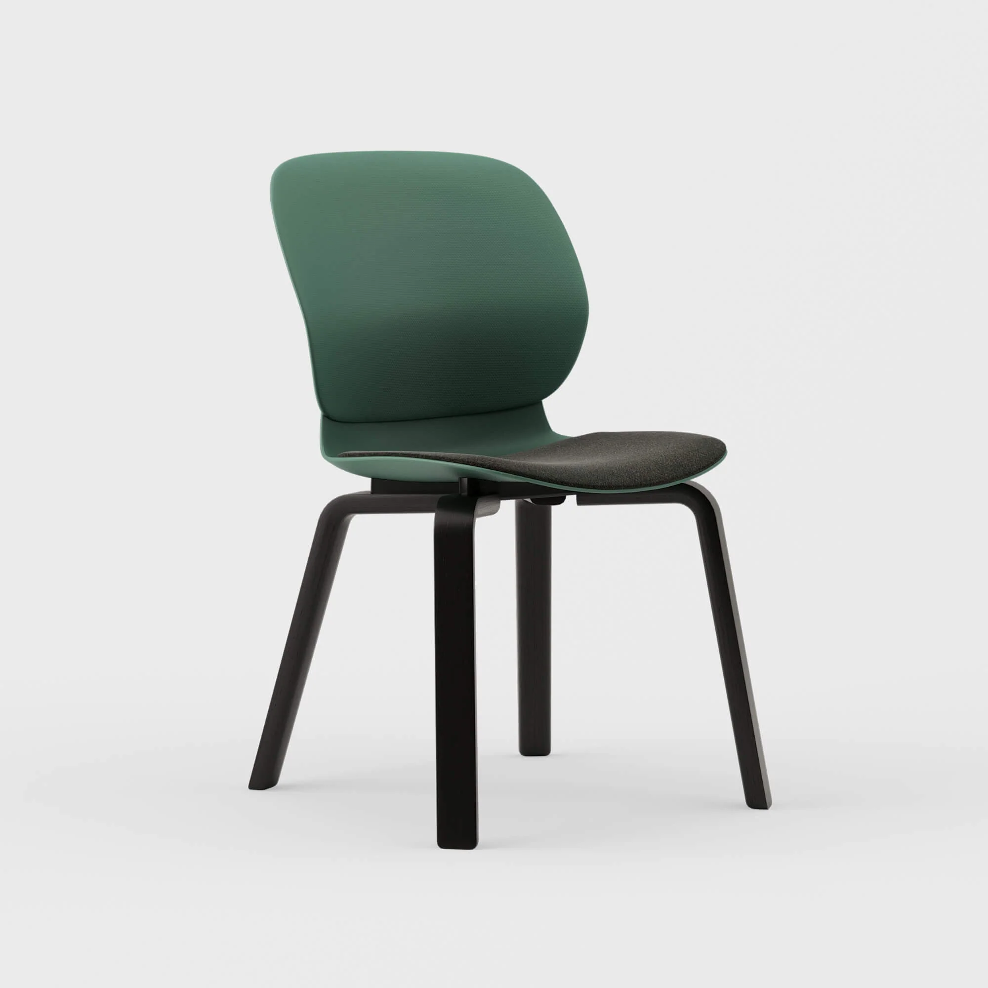 Maari Chair Wood Base with Upholstered Seat - Image 10