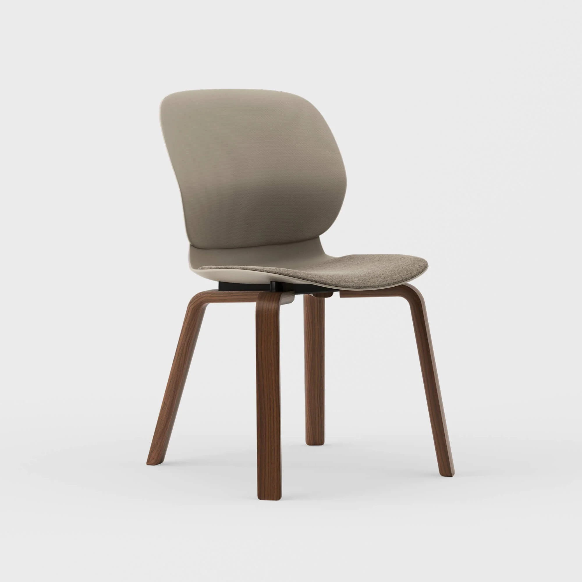 Maari Chair Wood Base with Upholstered Seat - Image 14