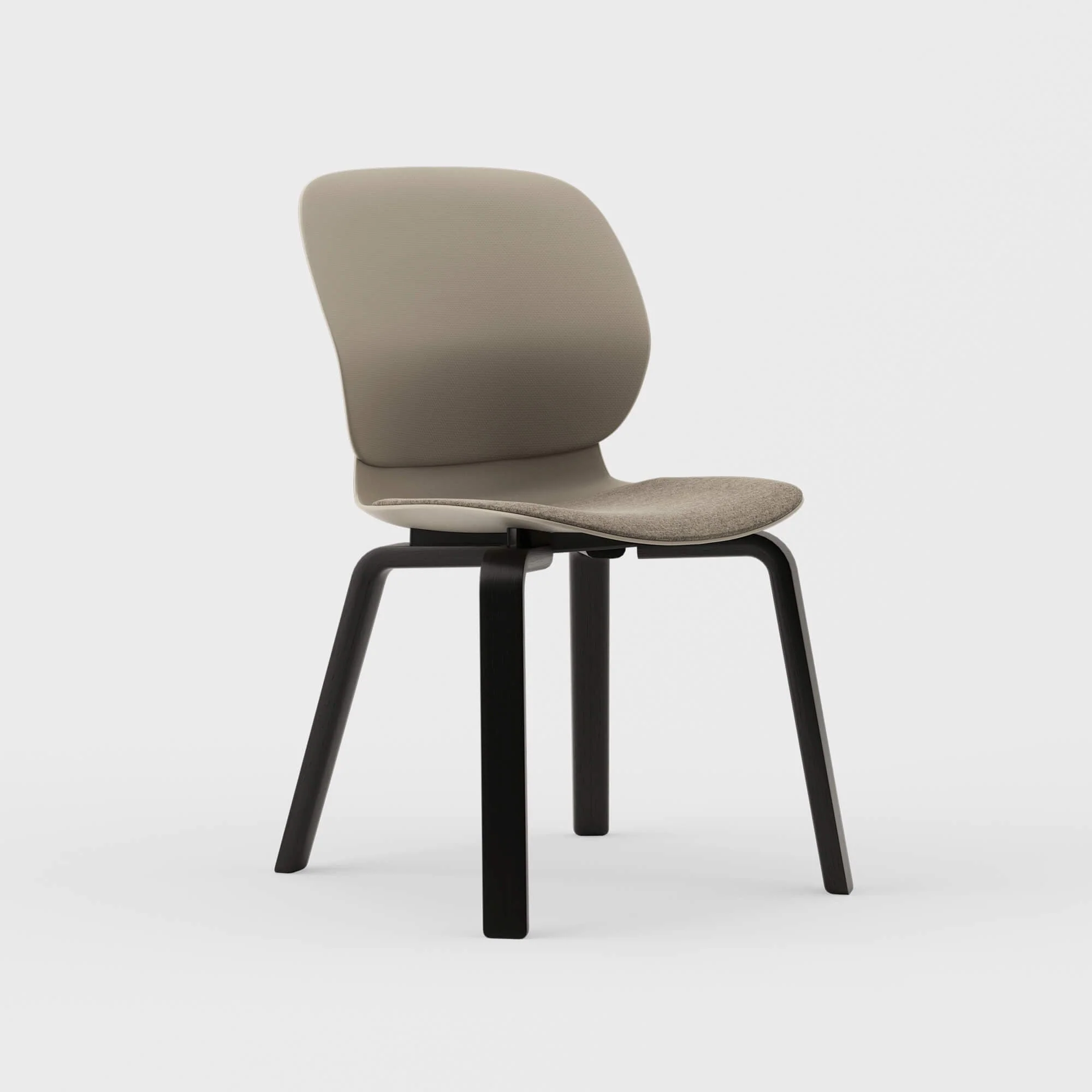 Maari Chair Wood Base with Upholstered Seat - Image 16
