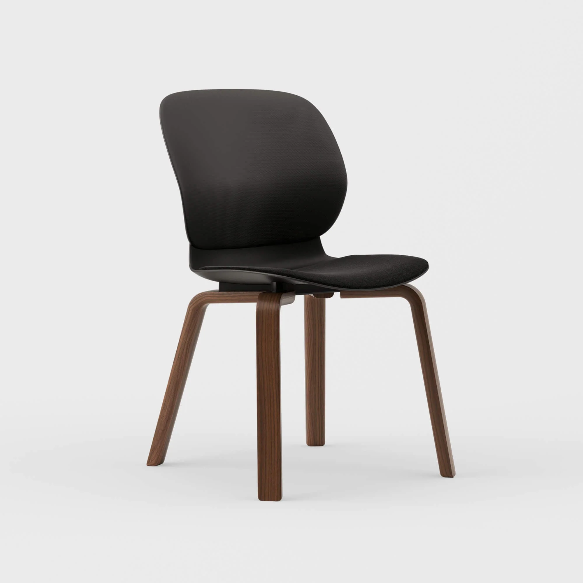 Maari Chair Wood Base with Upholstered Seat - Image 17