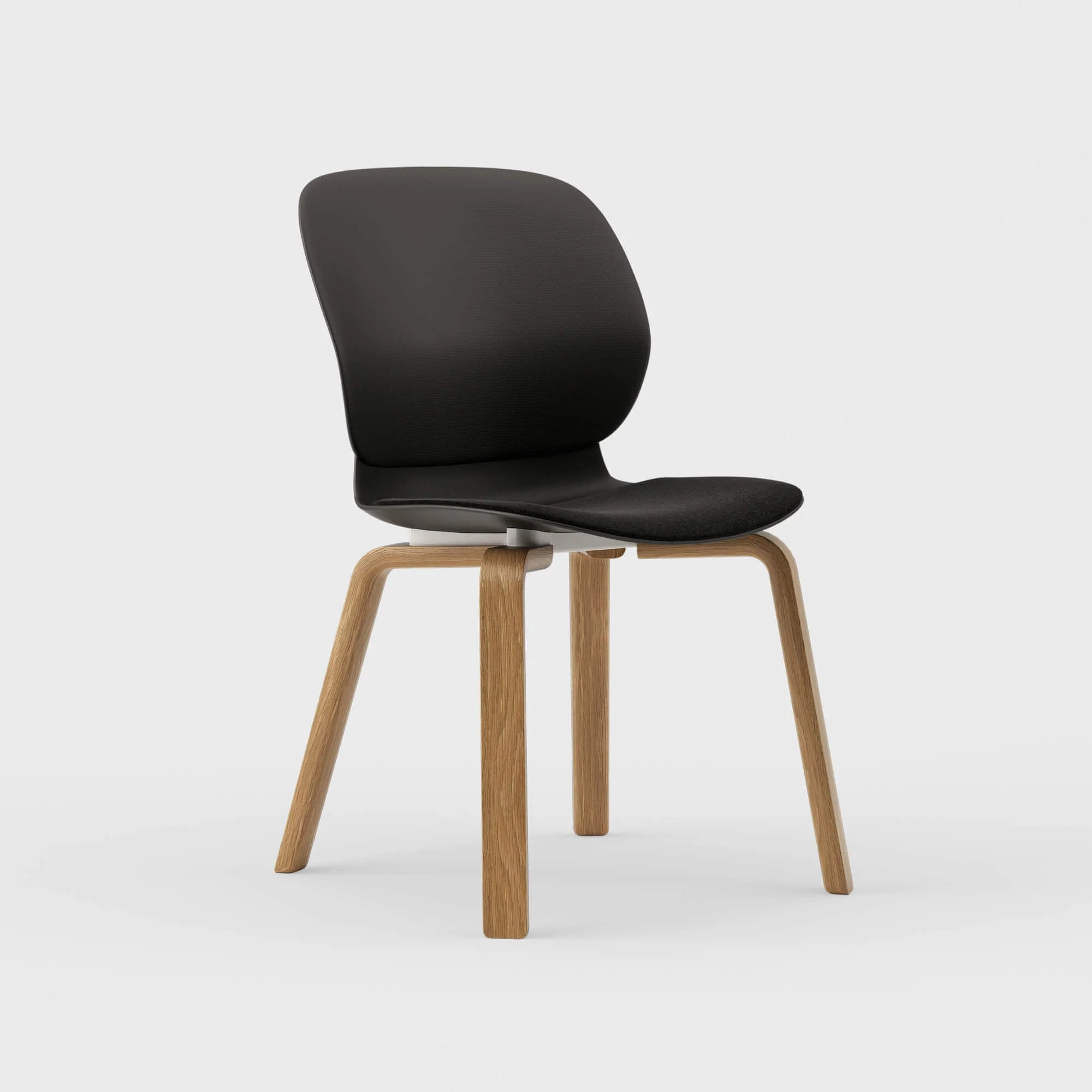 Maari Chair Wood Base with Upholstered Seat - Image 18