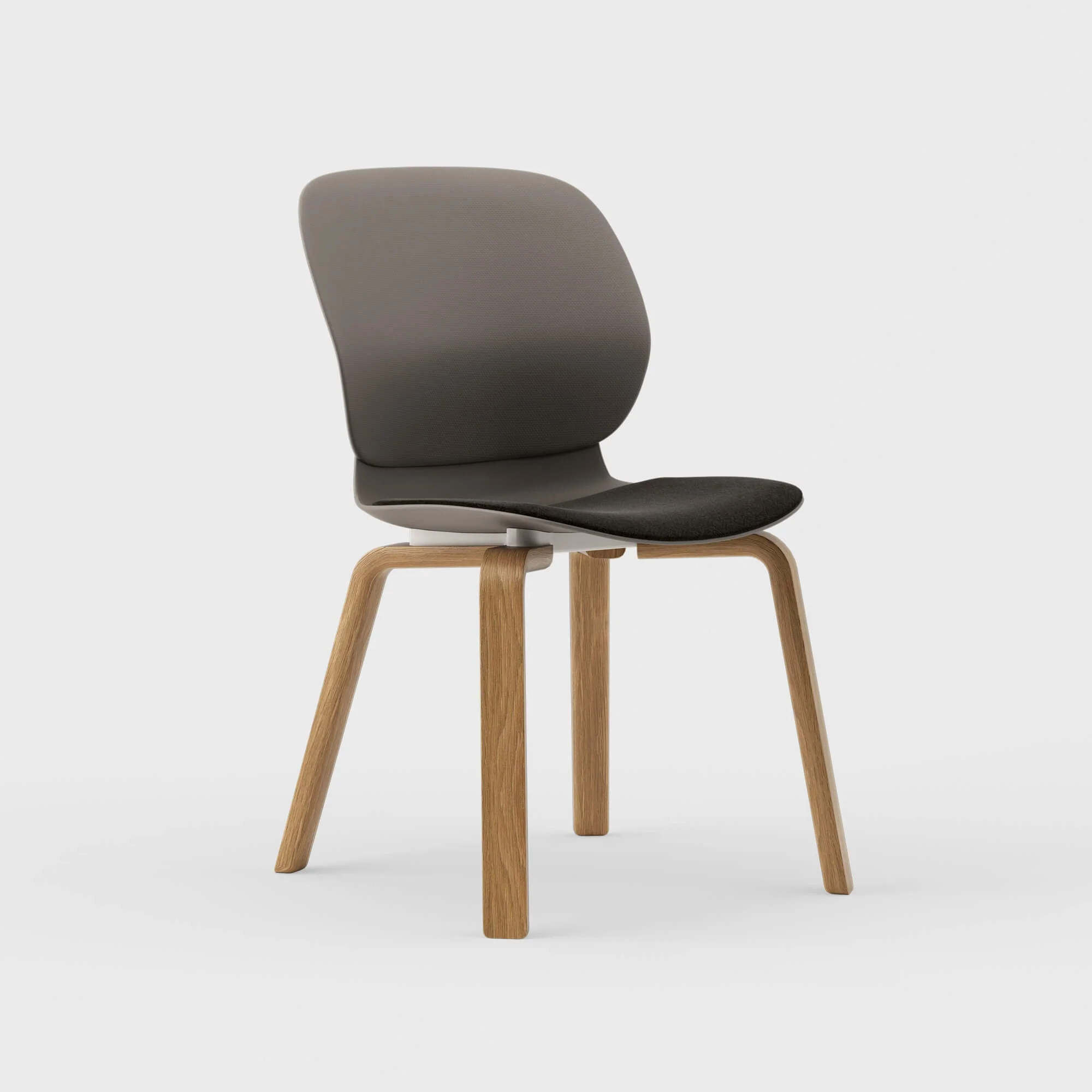 Maari Chair Wood Base with Upholstered Seat - Image 24
