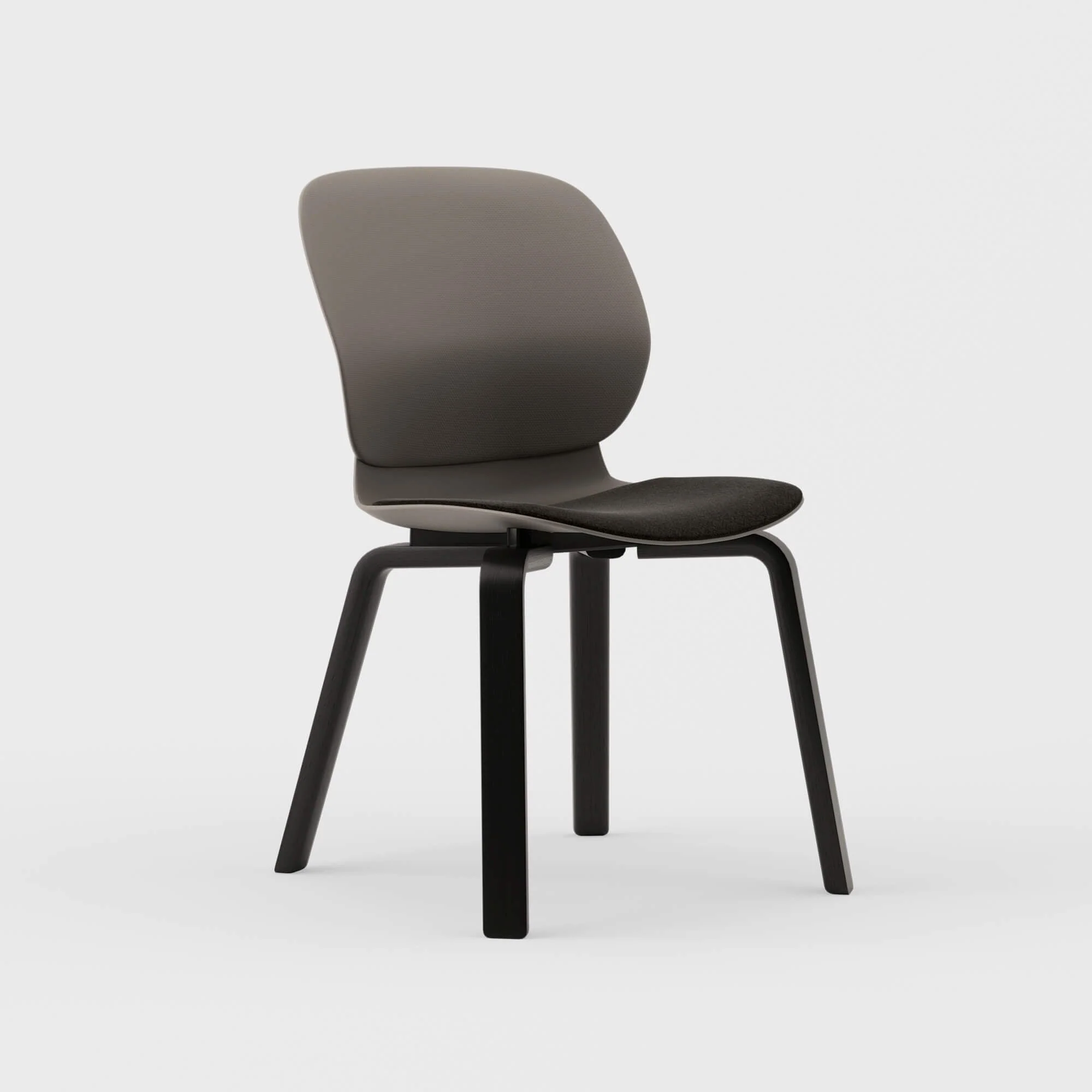 Maari Chair Wood Base with Upholstered Seat - Image 25