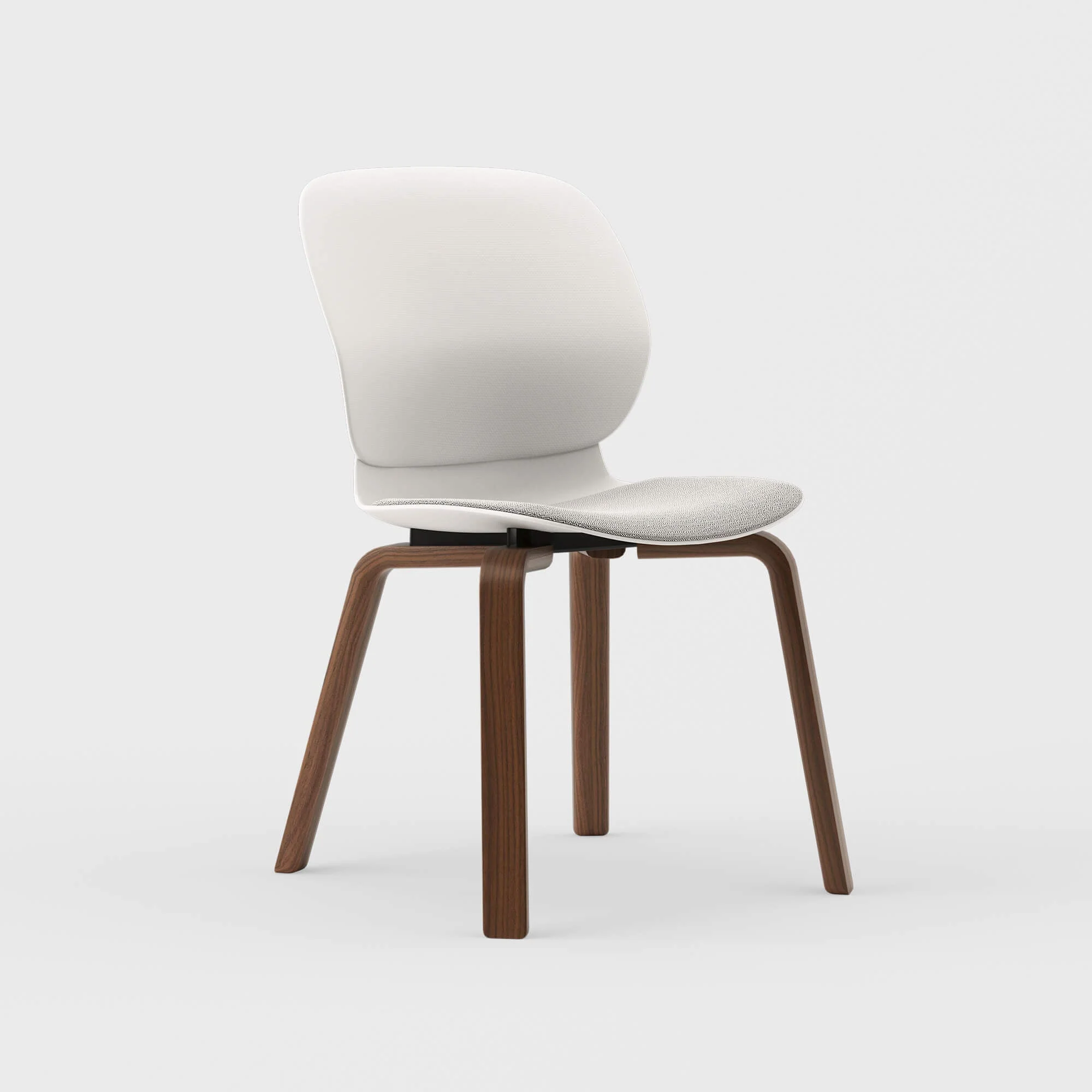 Maari Chair Wood Base with Upholstered Seat - Image 5