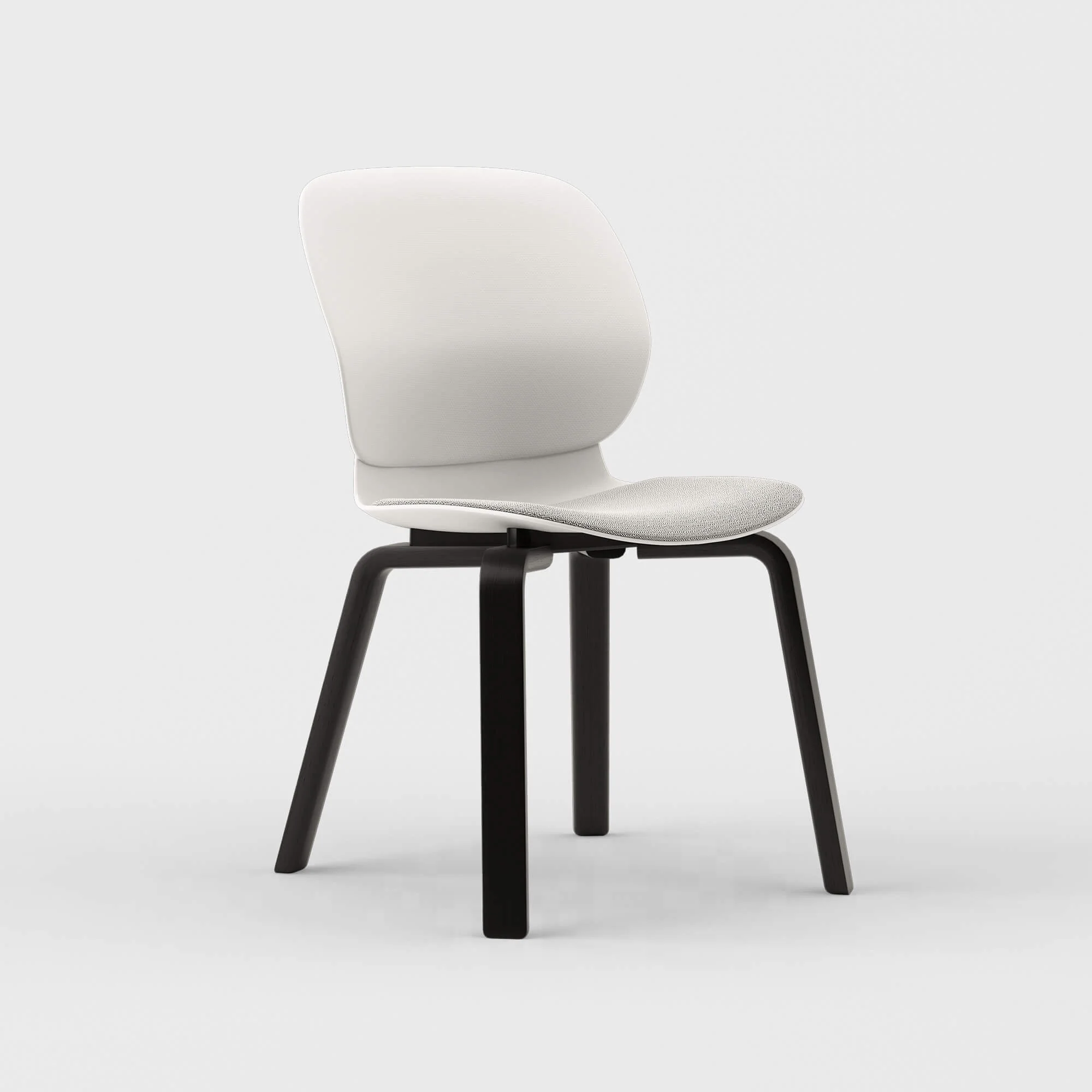 Maari Chair Wood Base with Upholstered Seat - Image 7